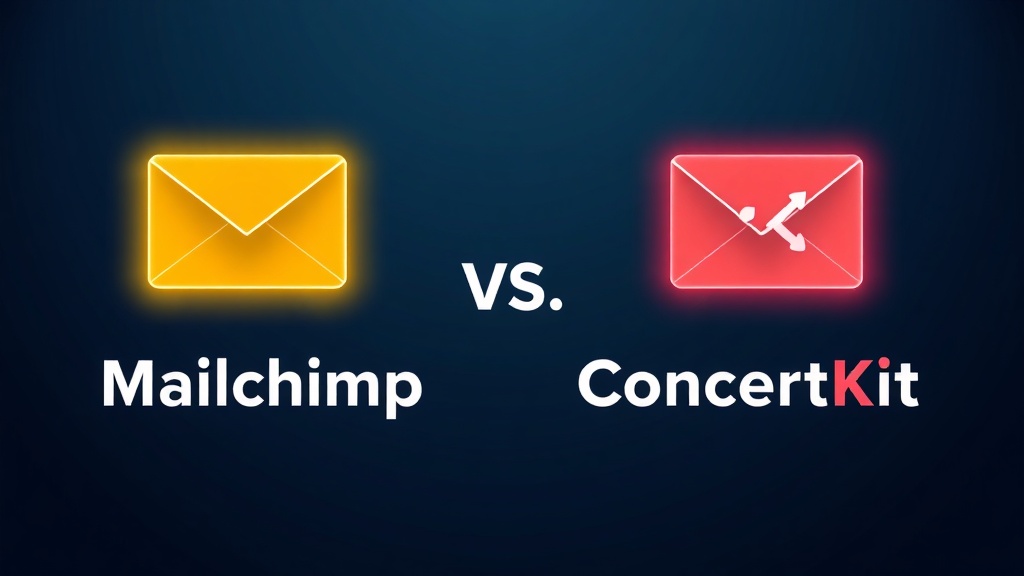 Mailchimp vs ConvertKit Kit comparison 2026 with both platform logos